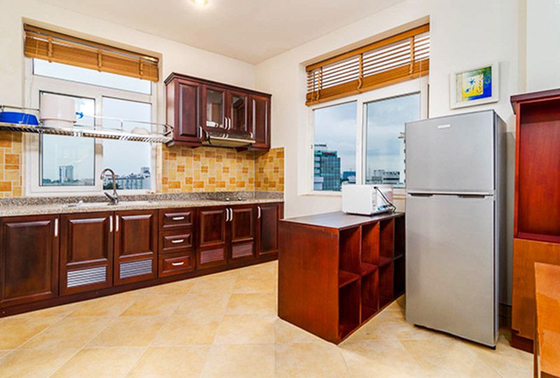 Nice view serviced apartment for rent in Nguyen Dinh Chinh street Phu Nhuan district