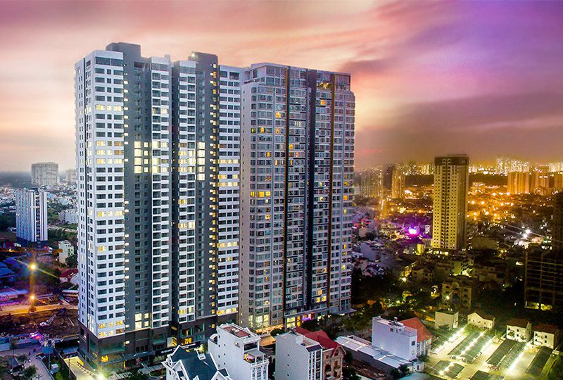 Nice apartment for lease in An Gia Riverside apartment in district 7 Saigon