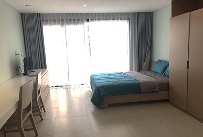 Nice studio serviced apartment for lease in Nam Ki Khoi Nghia District 3.