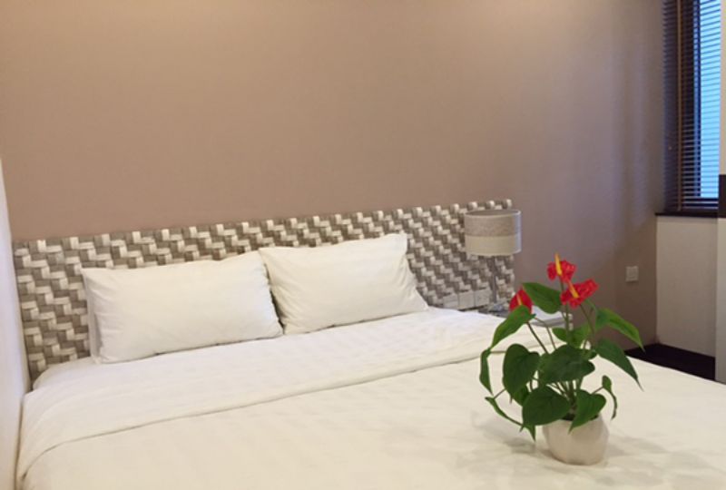 Cozy serviced apartment for rent in Nguyen Cu Trinh district 1 - Style 1