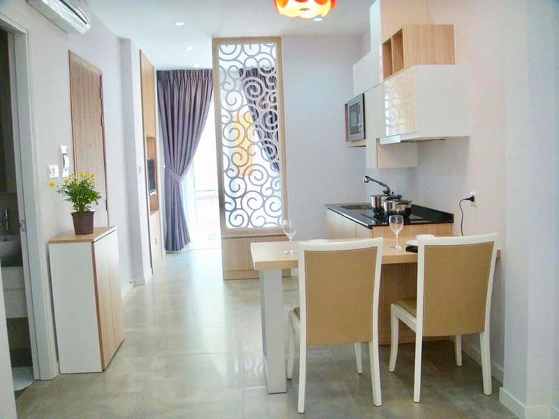 Nice serviced apartment for lease on Tran Quoc Thao street , center of district 3.