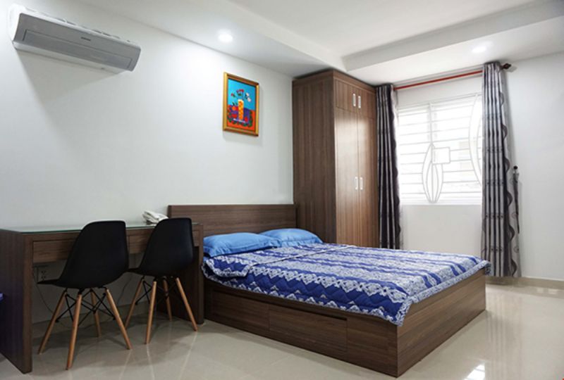 Studio service apartment for rent in Phu Nhuan district Nguyen Thi Huynh street
