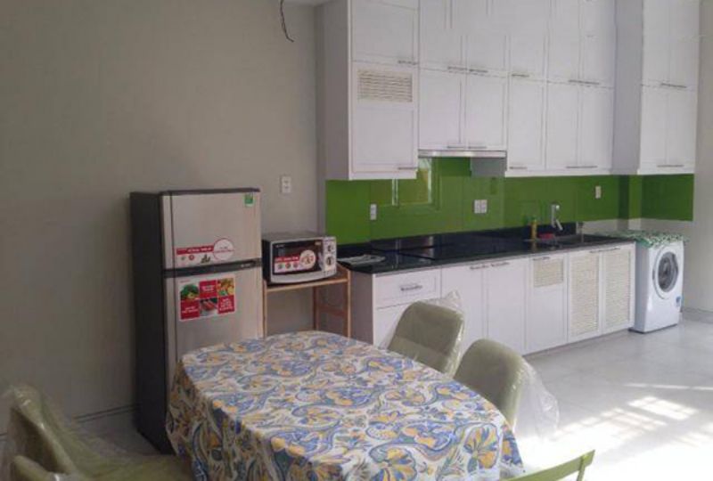 Penthouse serviced apartment for rent on Huynh Khuong Ninh street , district 1 , HCMC .