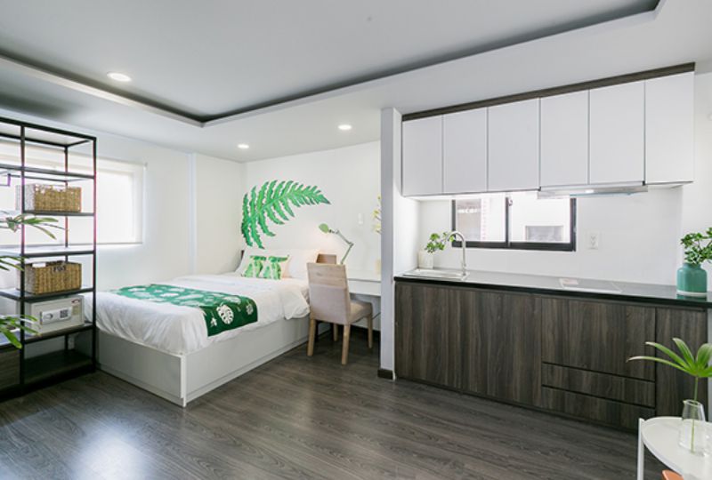 Studio serviced apartment rental on Nguyen Dinh Chieu street district 3