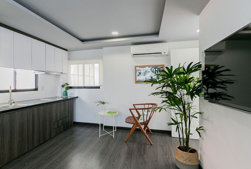 Studio serviced apartment rental on Nguyen Dinh Chieu street district 3
