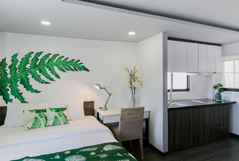 Studio serviced apartment rental on Nguyen Dinh Chieu street district 3