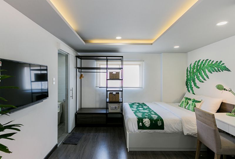 Studio serviced apartment rental on Nguyen Dinh Chieu street district 3