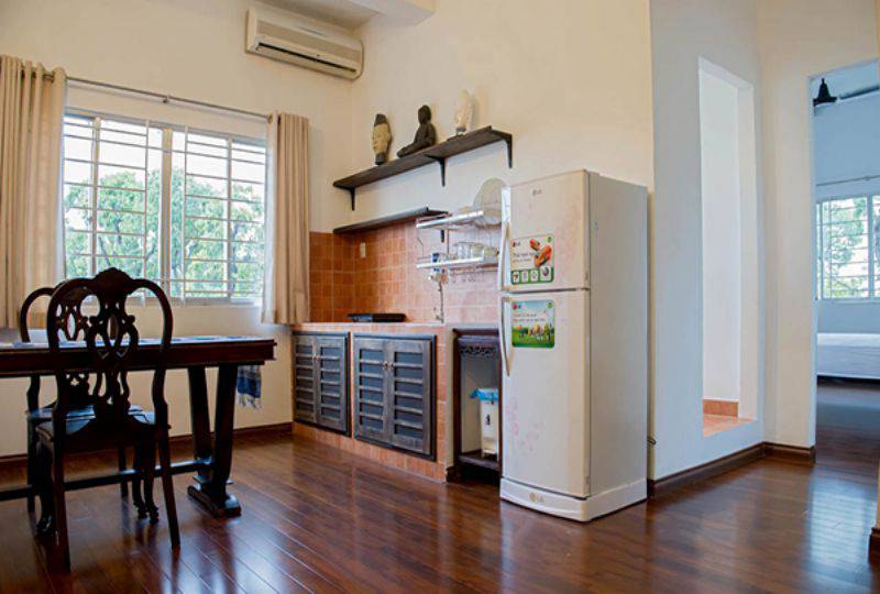 French style serviced apartment for lease on Le Quy Don street district 3