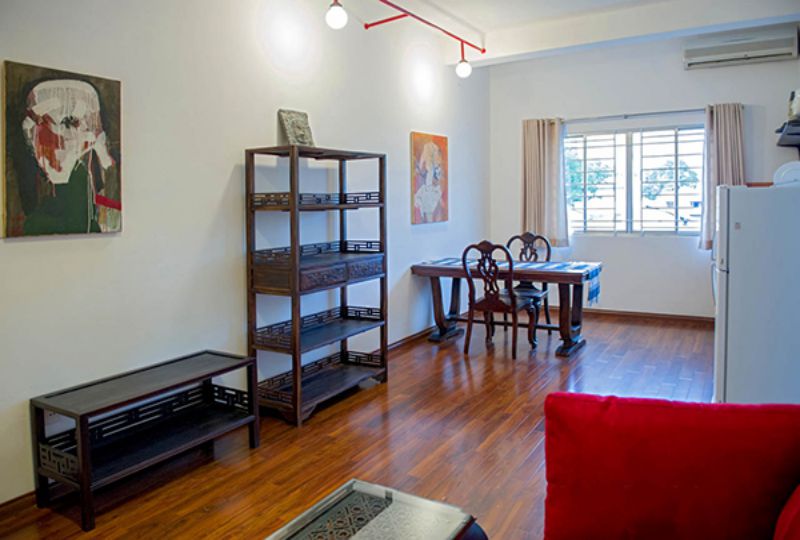 French style serviced apartment for lease on Le Quy Don street district 3