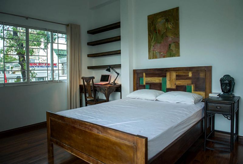 French style serviced apartment for lease on Le Quy Don street district 3