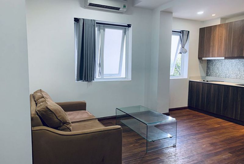 One bedroom serviced apartment for rent at Tong Huu Dinh street  district 2