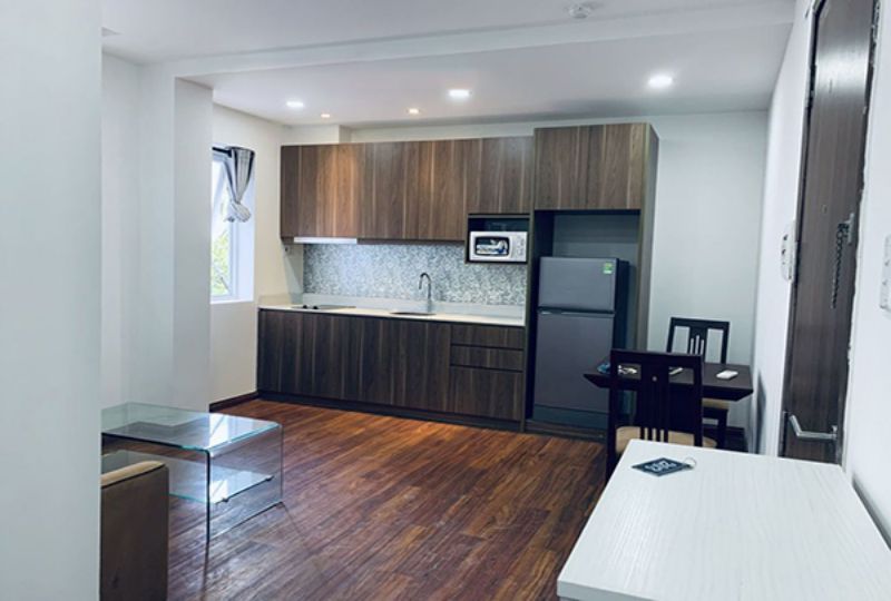 One bedroom serviced apartment for rent at Tong Huu Dinh street  district 2