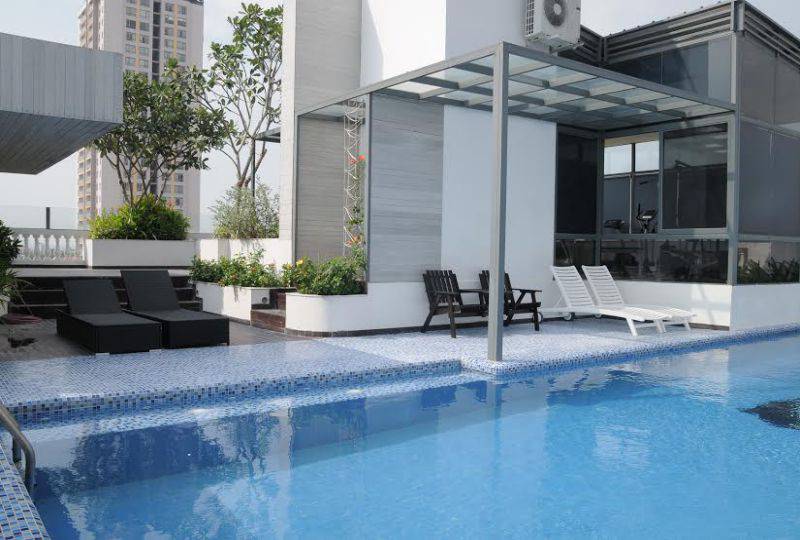 Two bedroom serviced apartment in Thao Dien ward district 2 for lease