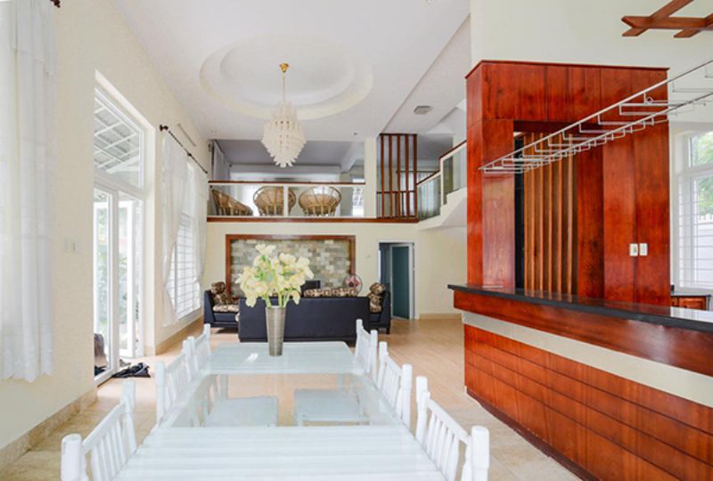 Nice villa for rent in Saigon - Thao Dien 1 compound Nguyen Van Huong street