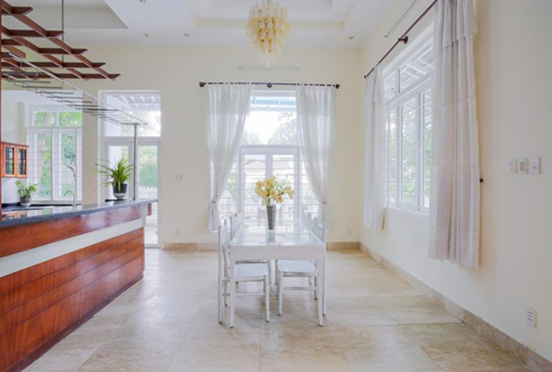 Nice villa for rent in Saigon - Thao Dien 1 compound Nguyen Van Huong street