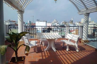 Penthouse serviced apartment for rent  in Saigon Binh Thanh district