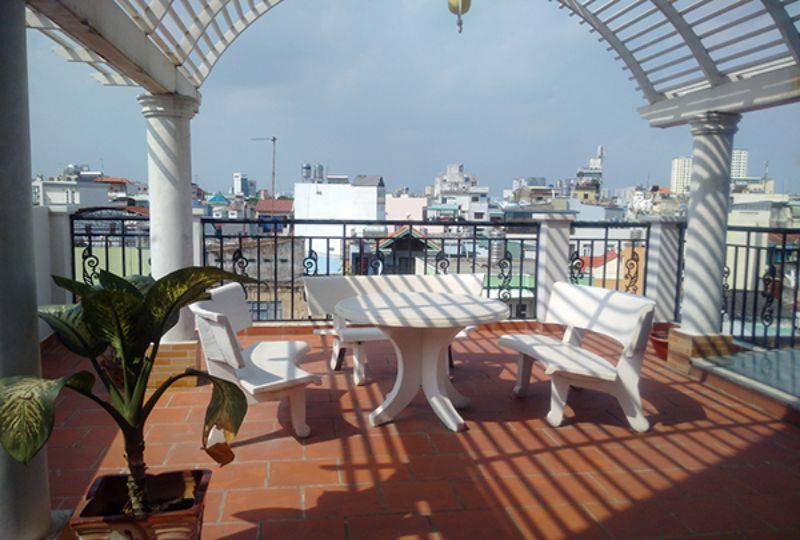 Penthouse serviced apartment for rent  in Saigon Binh Thanh district