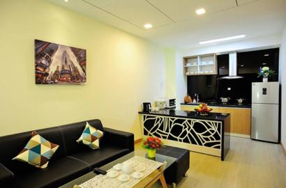 Cozy Saigon serviced apartment for lease on Quoc Huong street district 2