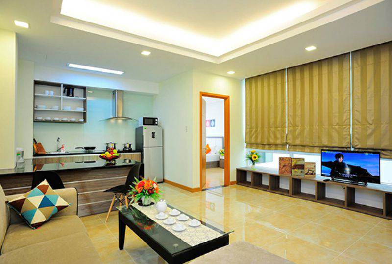 Spacious 1 bedroom serviced apartment for rent in Thao Dien district 2