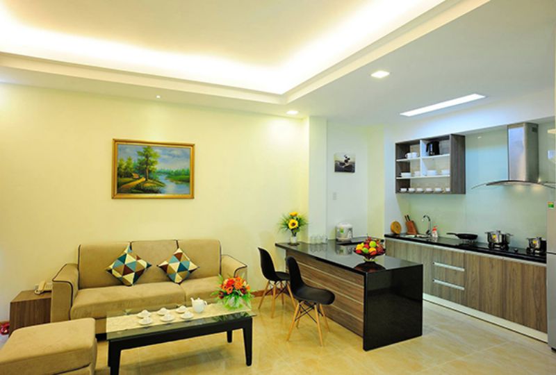 Spacious 1 bedroom serviced apartment for rent in Thao Dien district 2