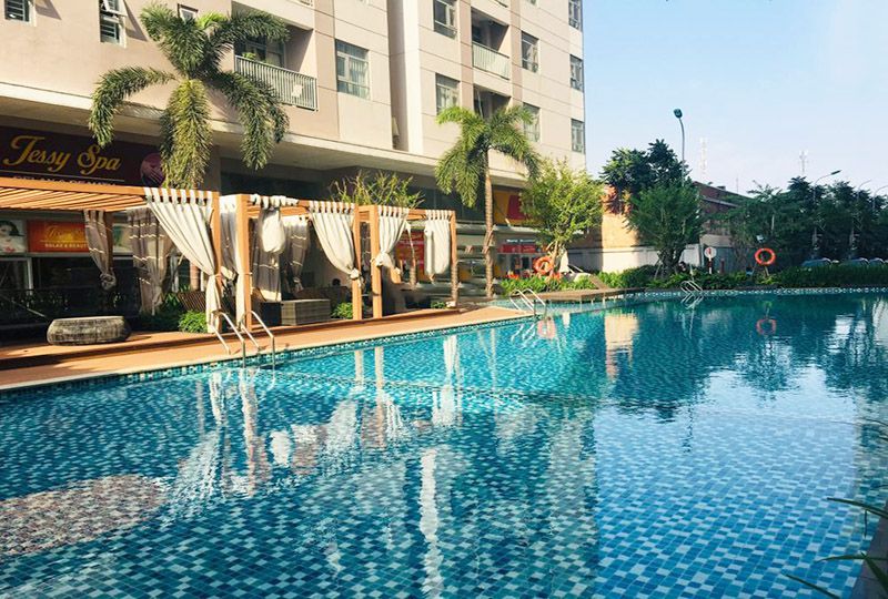 Nice Saigon apartment for rent in Luxcity Huynh Tan Phat street district 7