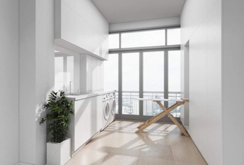 Nice penthouse apartment for rent in City Garden Ngo Tat To street