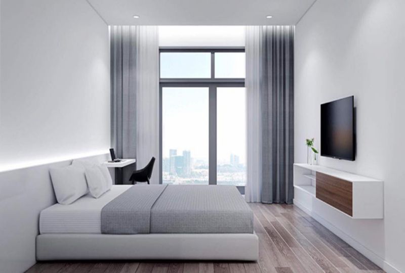 Nice penthouse apartment for rent in City Garden Ngo Tat To street