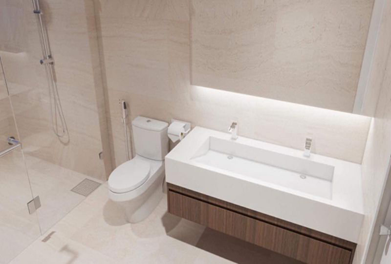 Nice penthouse apartment for rent in City Garden Ngo Tat To street