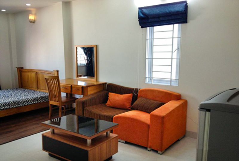 Studio serviced apartment for lease on Phan Ngu st - Dakao ward district 1