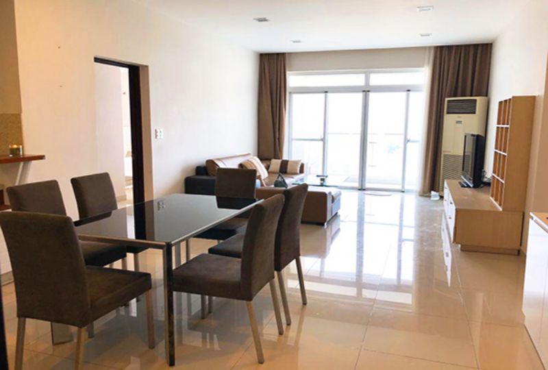 Three bedroom apartment in Riverside Residence for lease in district 7