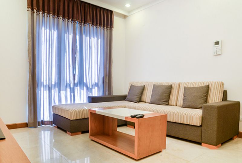 Modern one bedroom service apartment for rent in Saigon Pavillon District 3