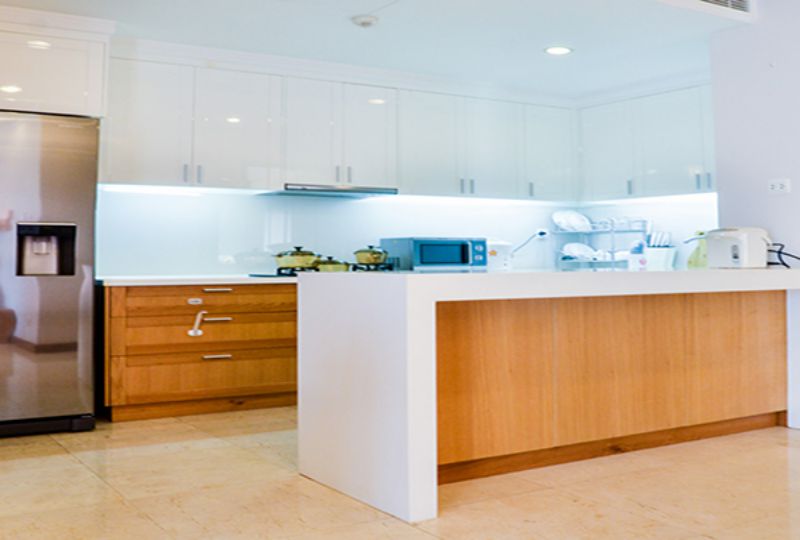 Serviced apartment for rent on Sai Gon Pavillon District 3 Non balcony style