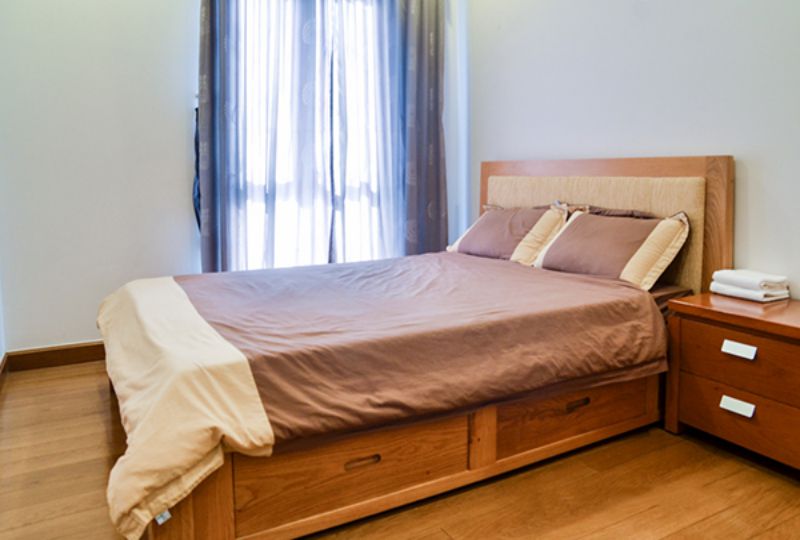 Serviced apartment for rent on Sai Gon Pavillon District 3 Non balcony style