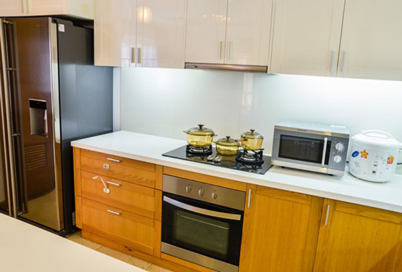 Serviced apartment for rent on Sai Gon Pavillon District 3 Non balcony style