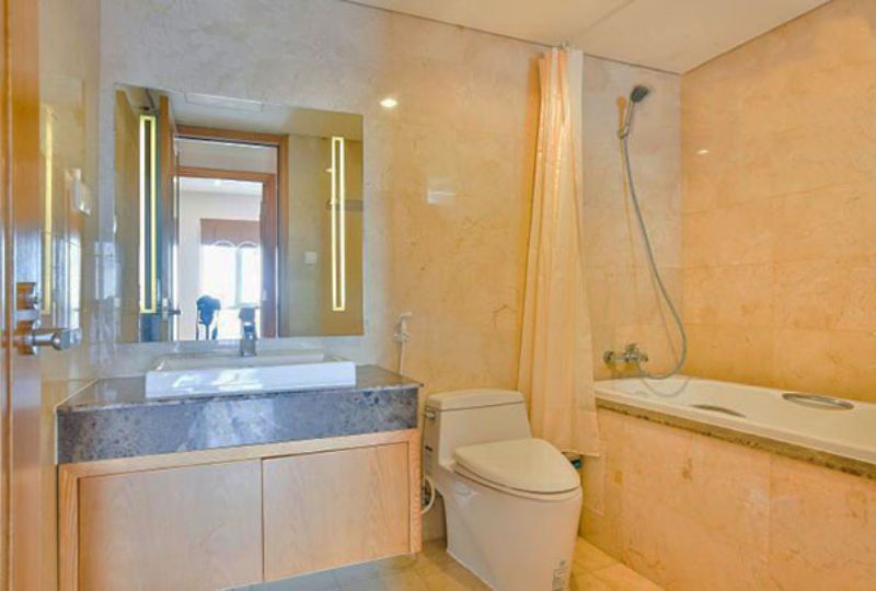 Serviced apartment for rent on Sai Gon Pavillon District 3 Non balcony style