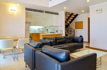 Duplex serviced apartment for rent on Sai Gon Pavillon serviced in District 3