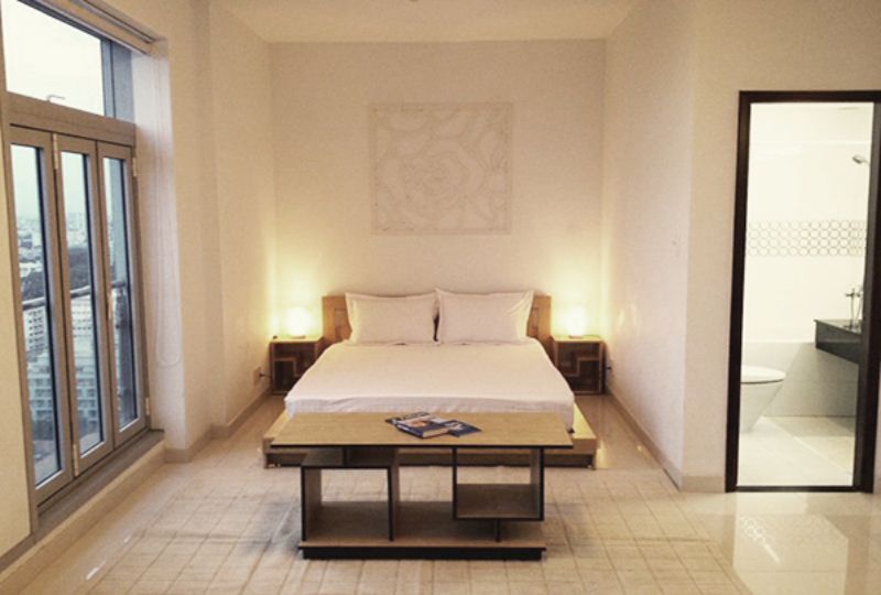 Luxury apartment for lease on Sailing tower in NTMK street district 1