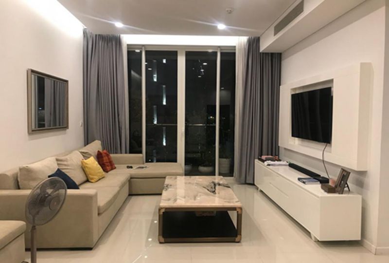 Three bedroom apartment for rent on Sala Sarimi Thu Thiem area district 2
