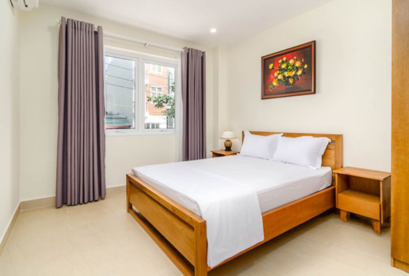 Nice serviced apartment for lease on Nguyen Huu Canh street Binh Thanh