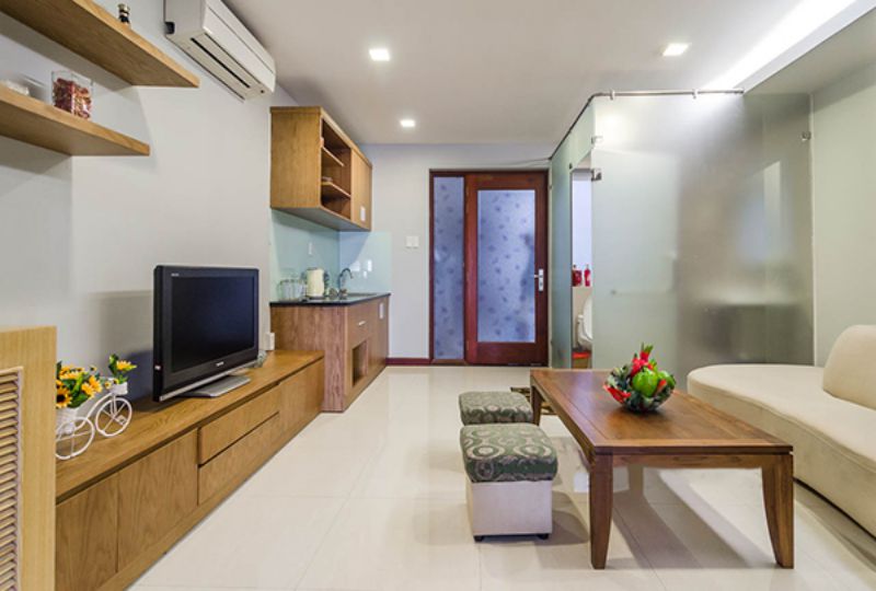 Nice serviced apartment for rent in Tan Binh district Hoang Sa street