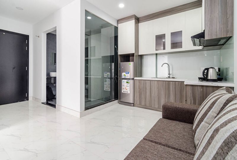Nice serviced apartment in Nguyen Huu Canh Binh Thanh district for lease