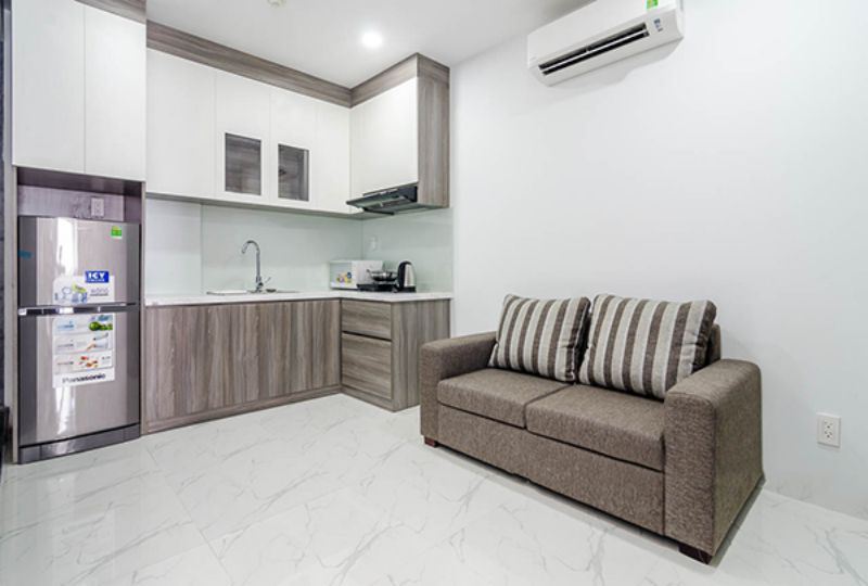 Nice serviced apartment in Nguyen Huu Canh Binh Thanh district for lease