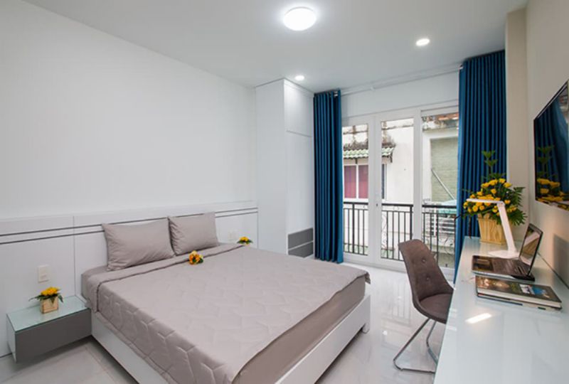 Studio serviced apartment for rent in Nguyen Trai street Ben Thanh market