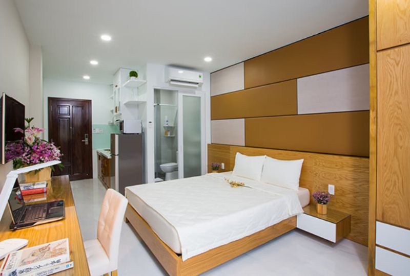 Brandnew studio serviced apartment for lease on Nguyen Trai - district 1