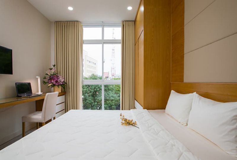 Brandnew studio serviced apartment for lease on Nguyen Trai - district 1
