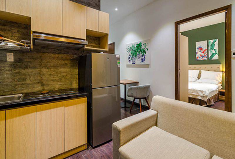 1 bedroom serviced apartment for rent on Le Lai street Ben Thanh district 1