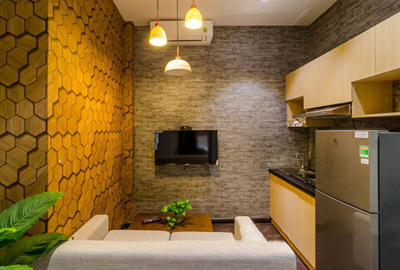 1 bedroom serviced apartment for rent on Le Lai street Ben Thanh district 1