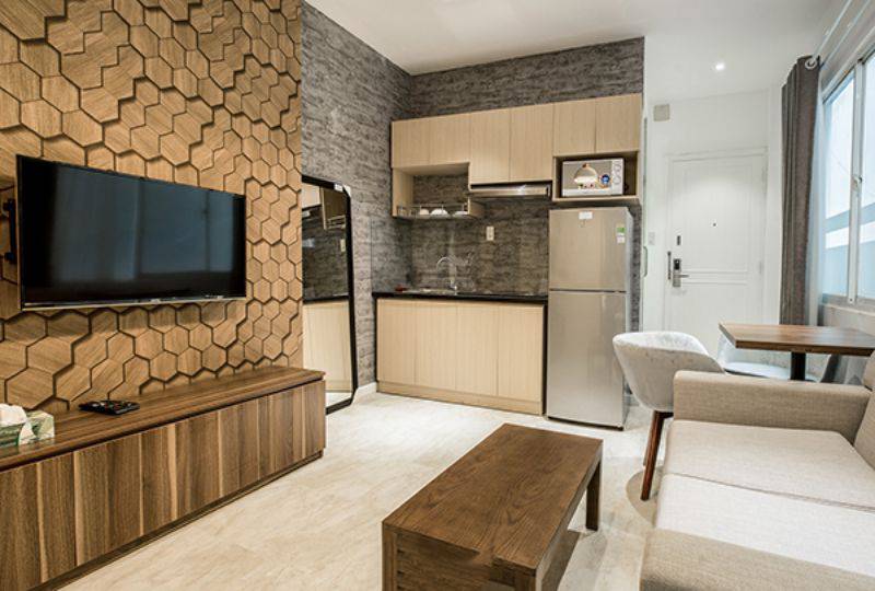 Luxury serviced apartment for rent in Le Lai street Ben Thanh - district 1