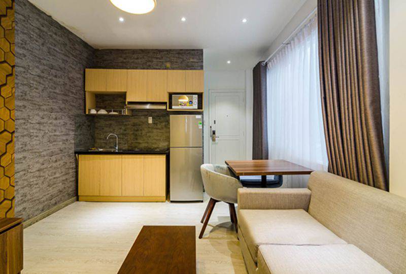 Luxury serviced apartment for rent in Le Lai street Ben Thanh - district 1