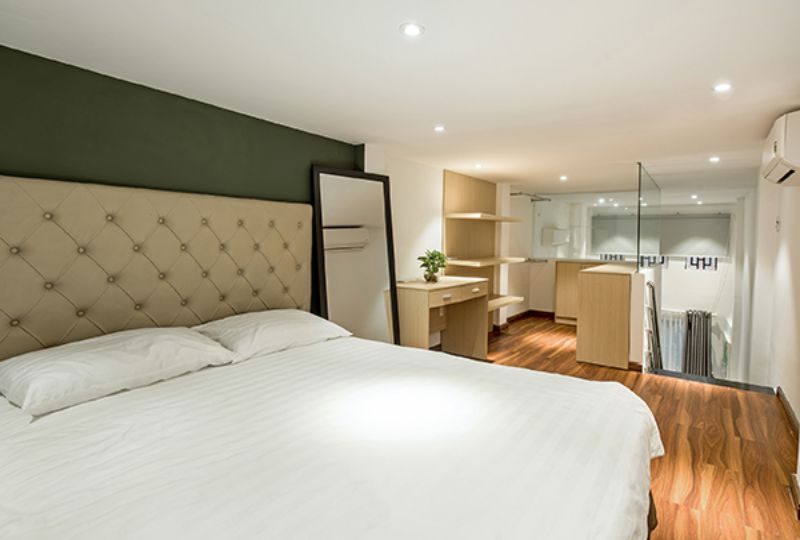Loft serviced apartment in Le Lai street Ben Thanh ward district 1 for rent